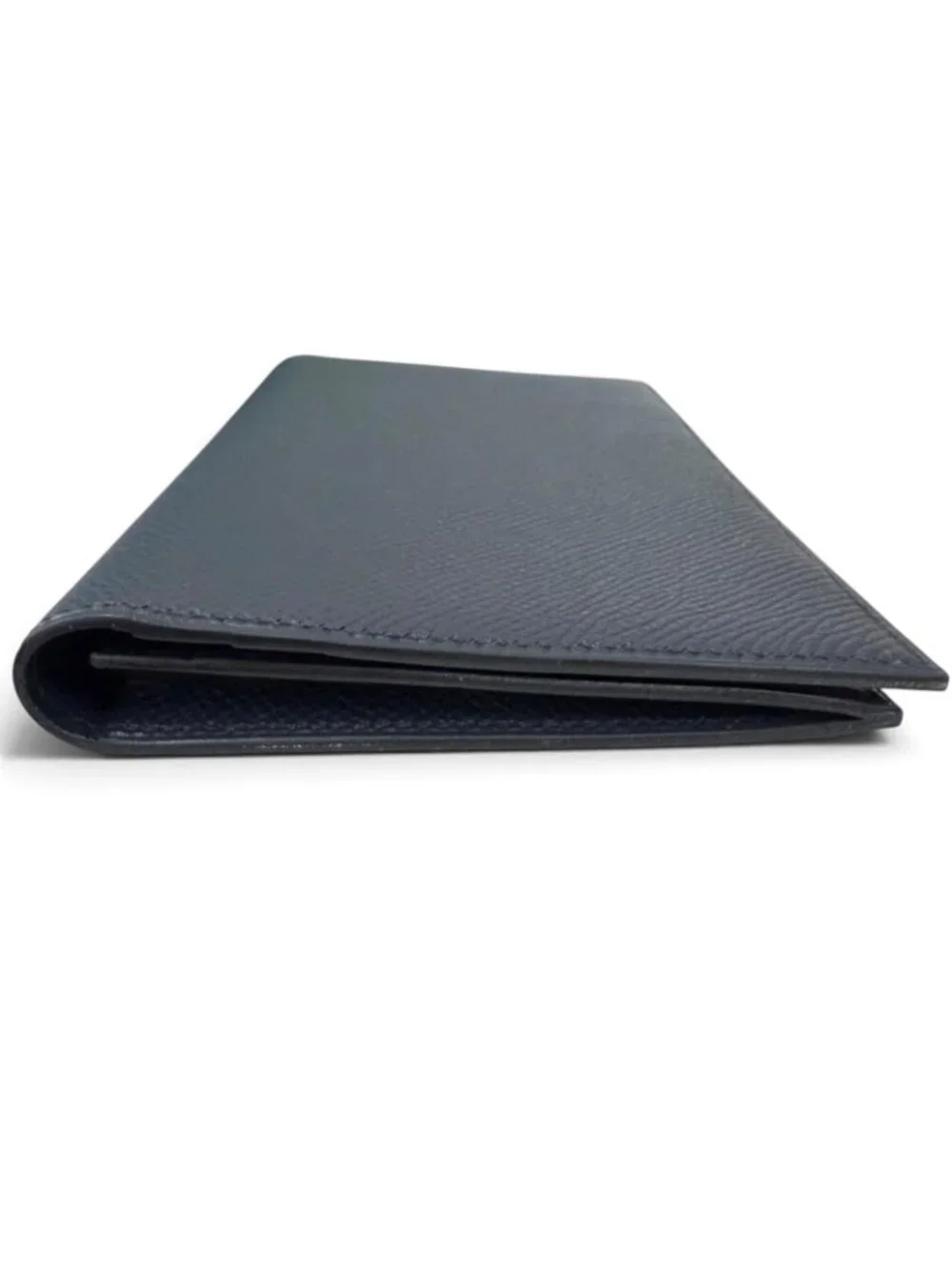 Hermes Mc2 Fleming Veau Epsom Wallet Bifold Navy